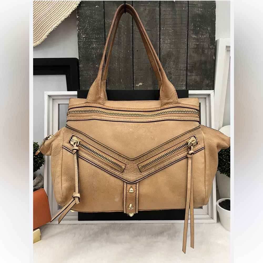 Botkier Trigger Satchel Fringe Leather Bag - image 6